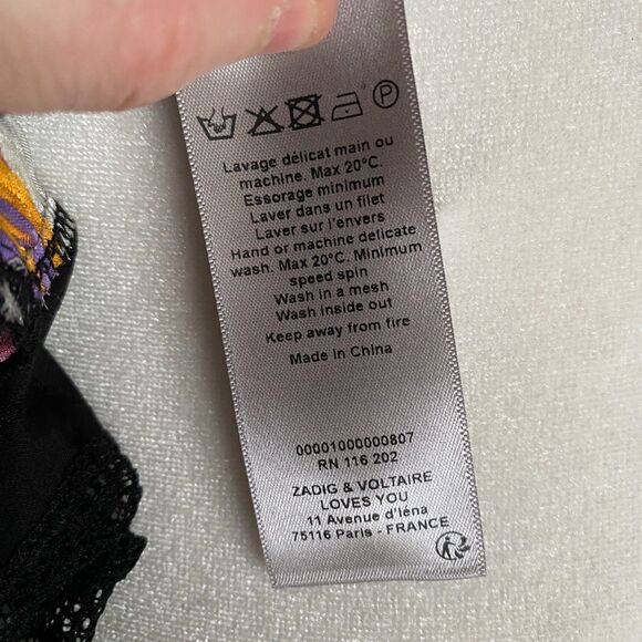 Zadig & Voltaire Chou Mix Patchwork Silk Blend Lace Cami ASO Tessa Porter $378 - Picture 10 of 15